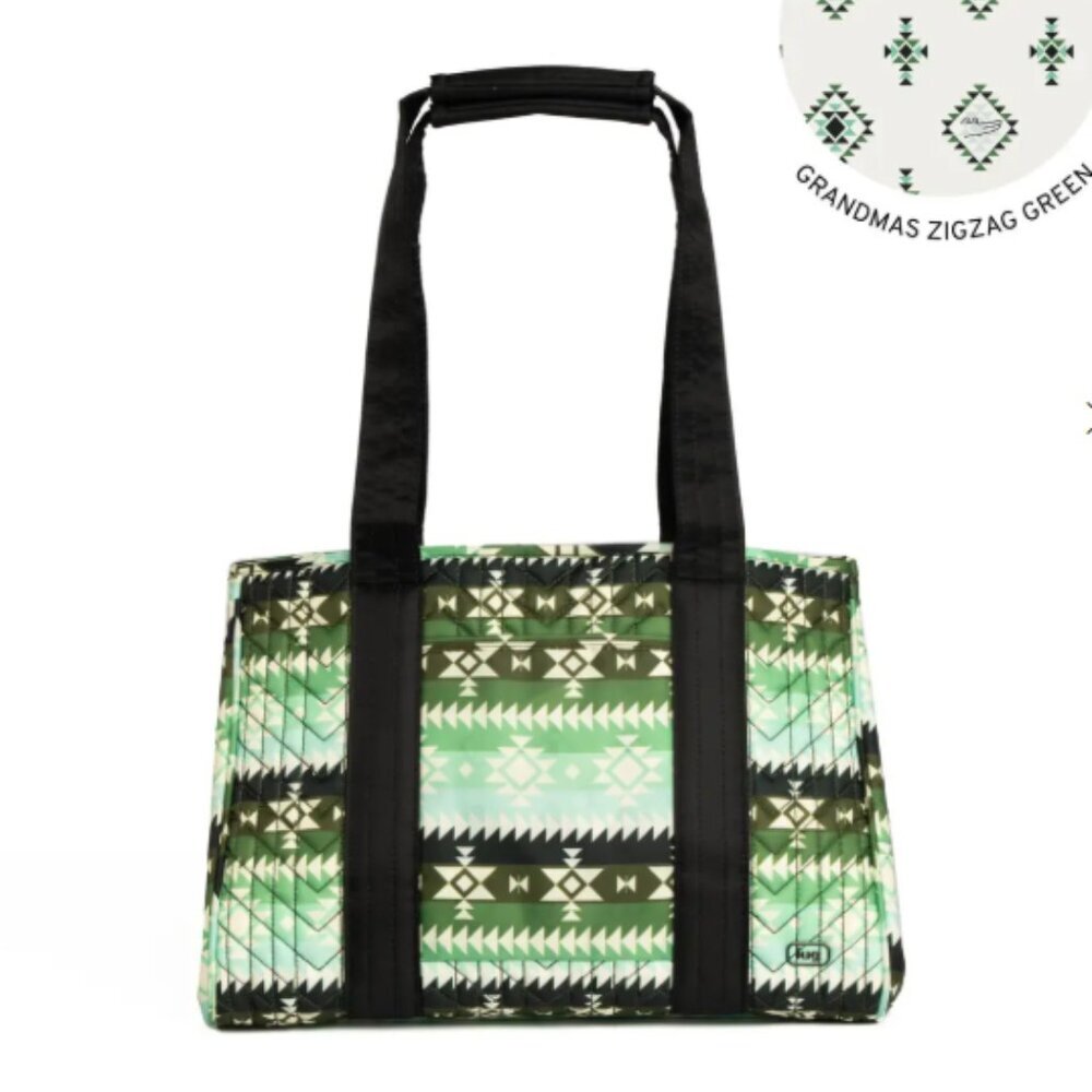 NWT- LUG- MINI ROVER - SOUTHWEST GEESE GREEN